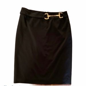 INC International Black Pencil Skirt, 8
